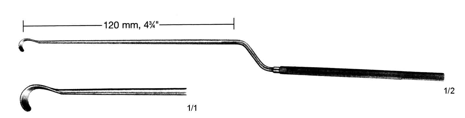 HİPOFİZ BAYONET DİSSEKTÖR 26 CM